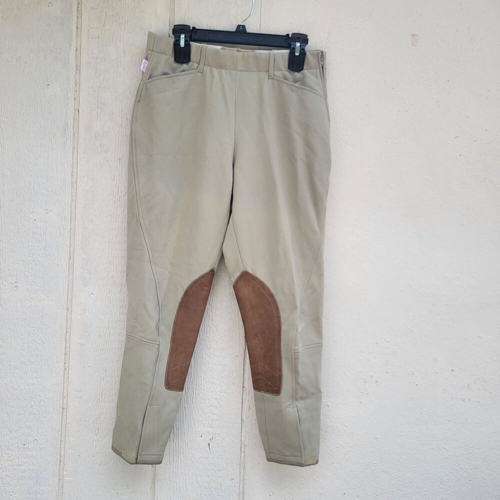 NWT The Tailored Sportsman Women's Tan Beige English Riding Pants Size 32 R